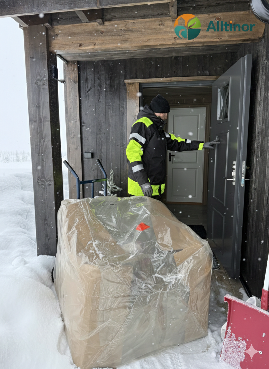 Dør til dør frakt – direktelevering i Norge med Alltinor