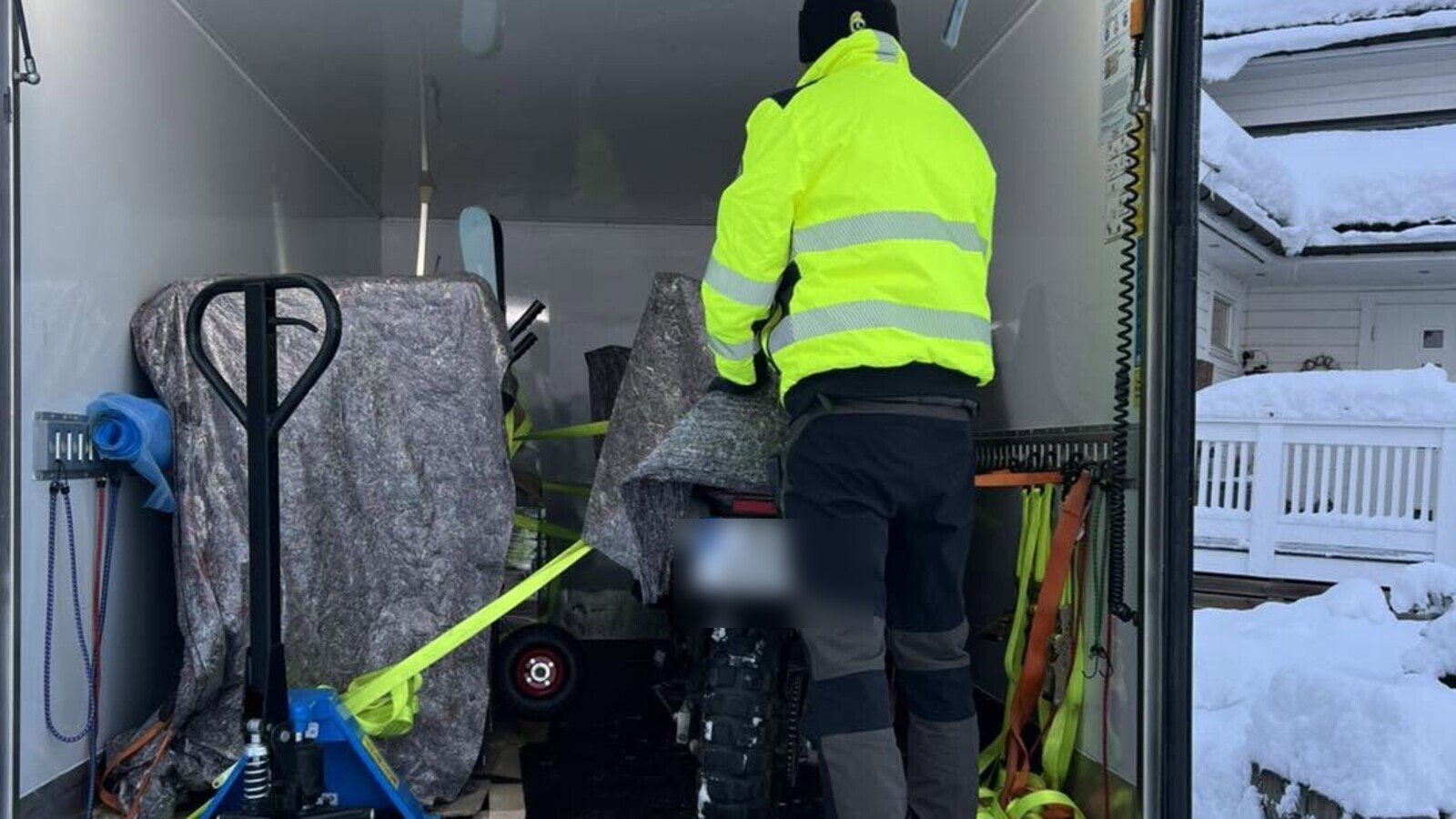 Motorsykkeltransport med Alltinor